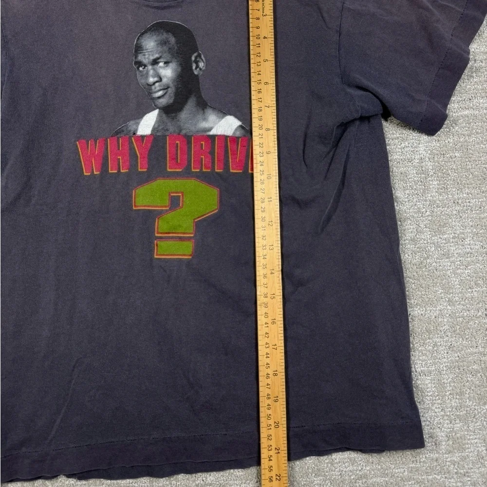 Vintage 90s Nike “Why Drive, You can Fly” Single Stitch Youth Medium T Shirt